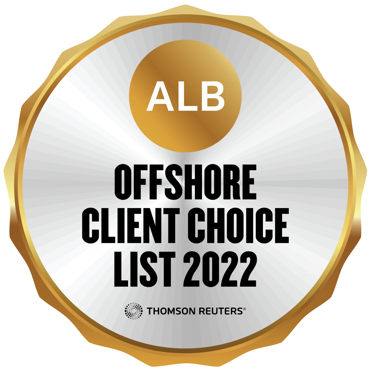 凯瑞奥信ALB Badge 2022 - Offshore Client Choice List 