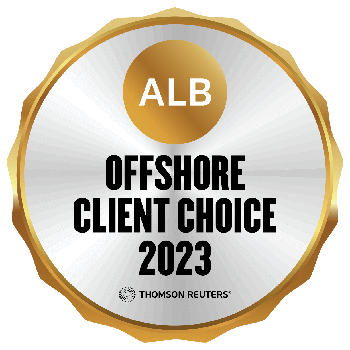 凯瑞奥信ALB Badge 2022 - Offshore Client Choice List 